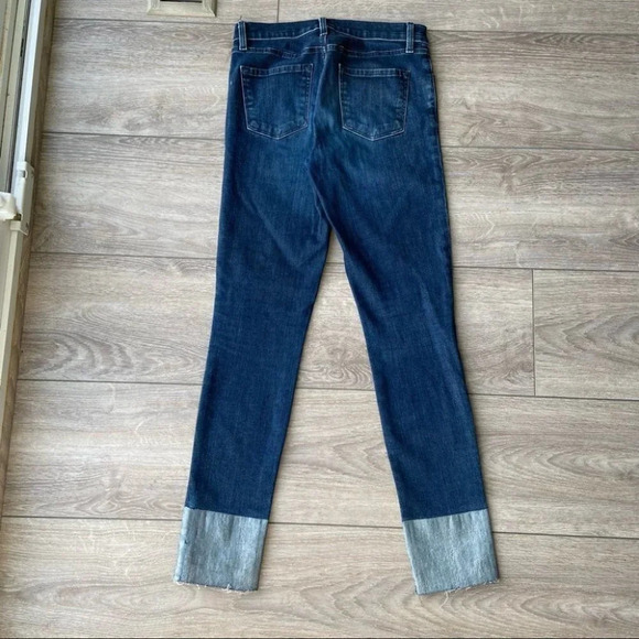 J Brand 811 CUTOFF  STEP HEM SKINNY JEANS IN SILVER POOL - Picture 11 of 16